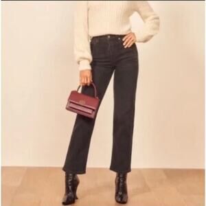 Boyish The Mikey High Rise Wide Leg in Moonstruck Black Size 29